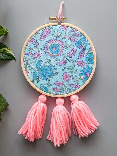 Pink Florals - Tassel Hanging (6" Inches)