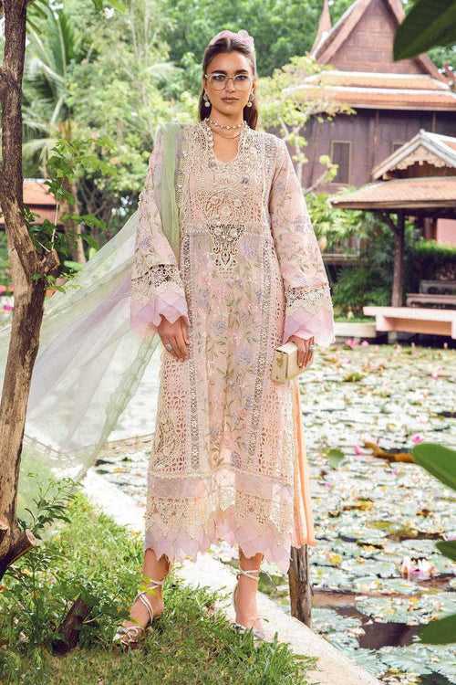 Restocked/Maria B Lawn 24/Eid Look/D 7/Peach