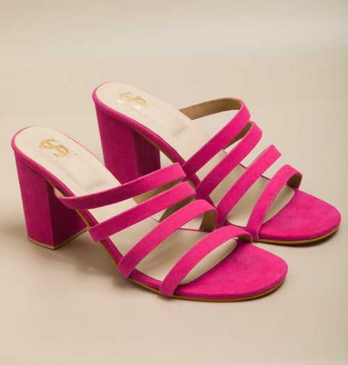 Hot pink Strappy heels