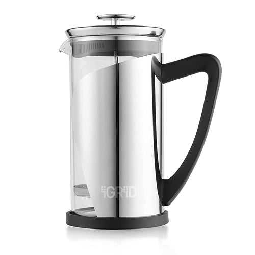 iGRiD French Press Coffee and Tea Maker (1000 ML) with 4 Part Superior Filtration - |PD-IGFP09|
