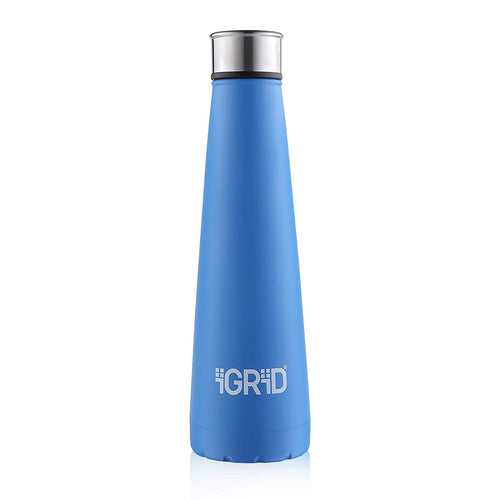 iGRiD Stainless Steel Double Wall Insulated Water Bottle-450ml|BD-STWB12|