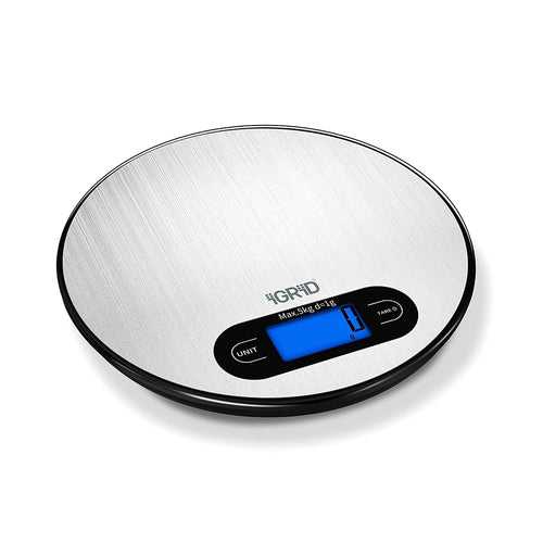 iGRiD Digital Round Kitchen Food Scale with TARE function |5 kg/11 lbs Capacity| PD-IG-FS1396|