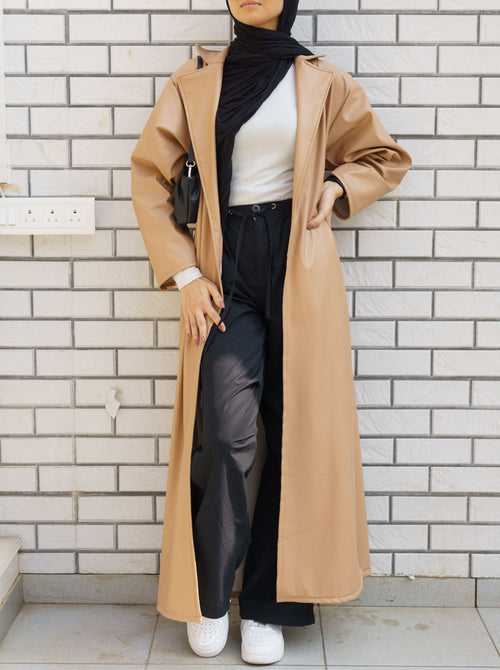 Leather Trench Coat