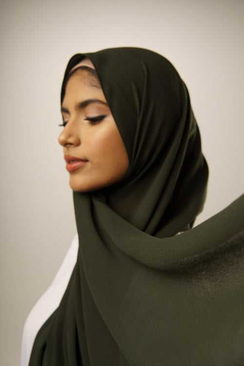 Malaysian Georgette Hijab - Juniper