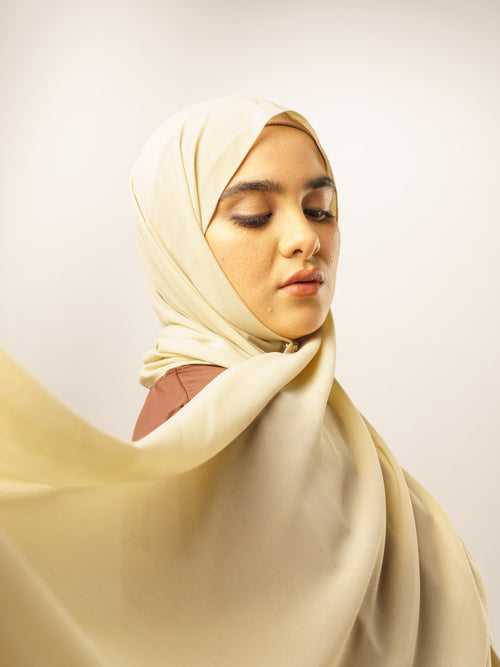Malaysian Georgette Hijab- Ash White