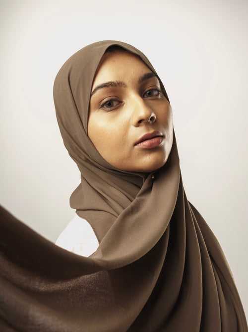 Malaysian Georgette Hijab - Ash
