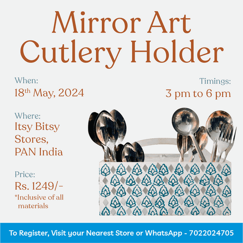 Mirror Art Cutlery Holder Workshop