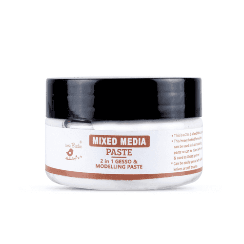 2 In 1 Gesso Modelling Paste White 100Gms Bottle