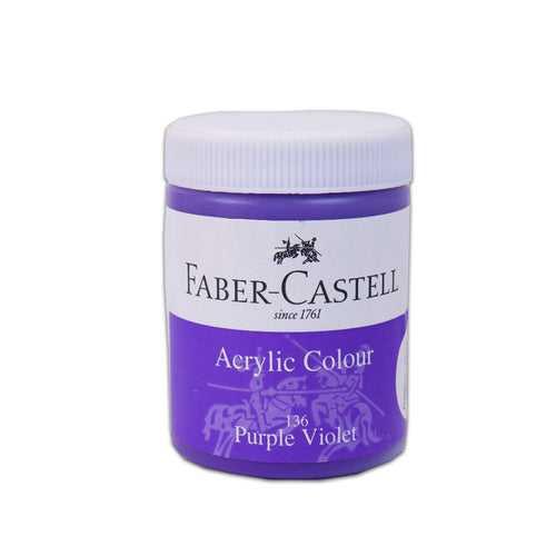 Faber Castell Acrylic Colours 140ml Jar- Purple Violet
