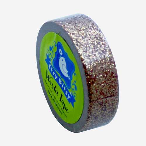 Washi Tape - Golden Glitter, 15mmx5m, 1pc