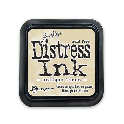 Tim Holtz Distress Ink Pad - Antique Linen, 3" X 3", 1pc