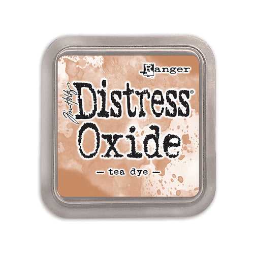Tim Holtz Distress Oxide Ink Pad- Tea Dye, 3 X 3, 1 pc