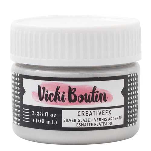 Vicki Boutin Glaze Silver Medium 100ml Bottle