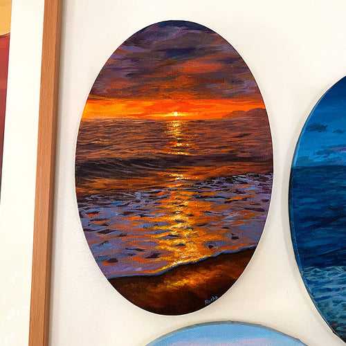 Sunset Beach - Painting
