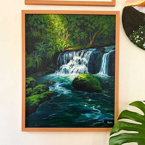 The Hidden Waterfall - Painting