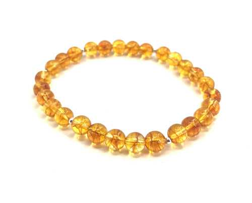 Natural Amber Healing Bracelet | Brahmatells