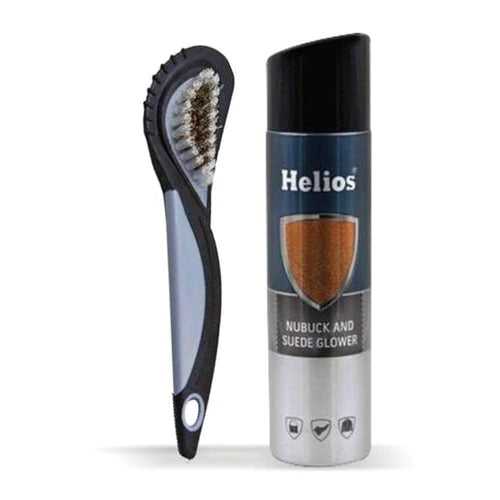 Helios Shoe Accessories Kit 1 Nubuck Suede Glower, 1 Nubuck Suede Brush