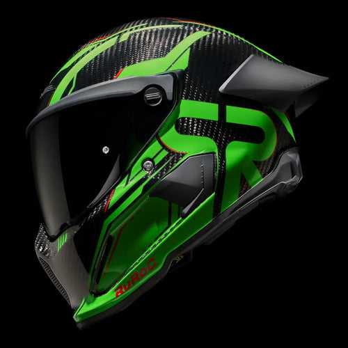 Ruroc Atlas 4.0 Track Helmet - Viper Green