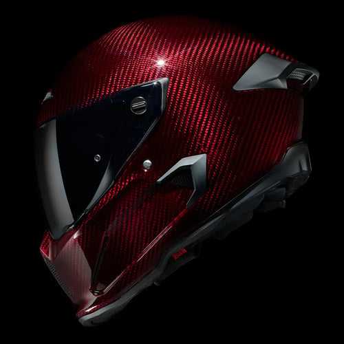 Ruroc Atlas 4.0 Carbon Helmet - Ruby Carbon