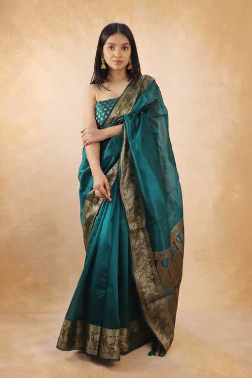 Green Pure Silk Saree