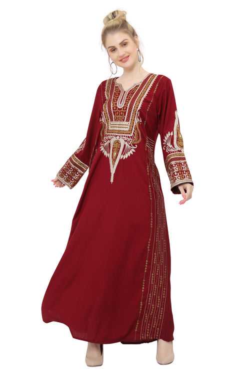 Traditional Kaftan Thobe Henna Party Gown