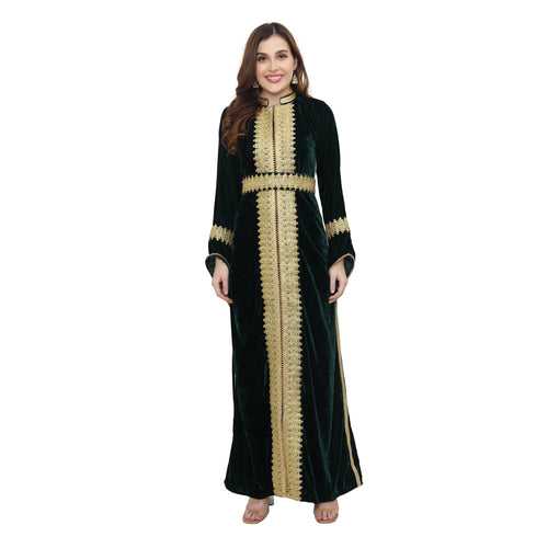 Velvet Kaftan for Women Bohemian Caftan Dress
