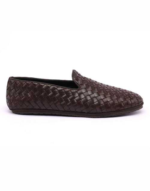 Brown Woven Loafer