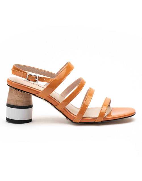 Orange Back Strap Sandals