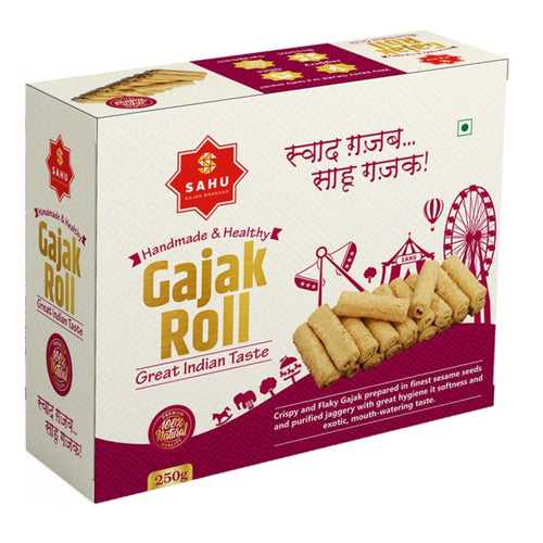 Roll Gajak 250 Gram by Sahu Gajak Bhandar