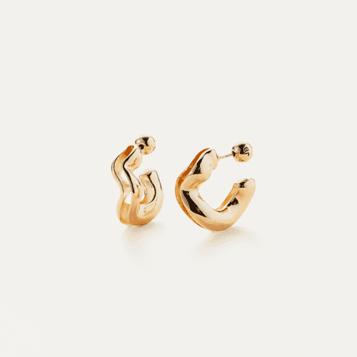 14K Gold Ola Hoop Earrings