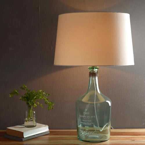 Alvin Large Aqua Table Lamp