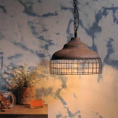 Vintage Rust Ecomix-Wire Pendant Lamp