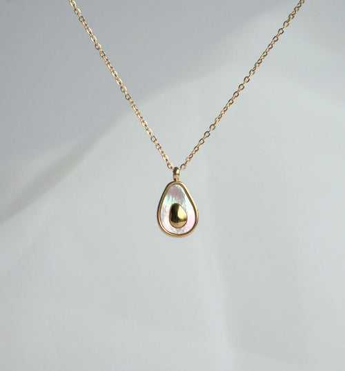 Avocado Bliss Pearl Necklace
