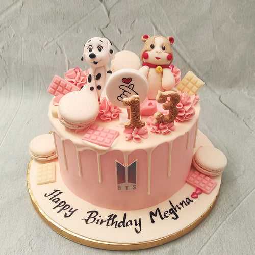 BTS Design Cake