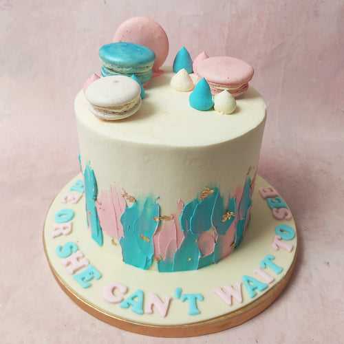 Babyshower Macaron Cake