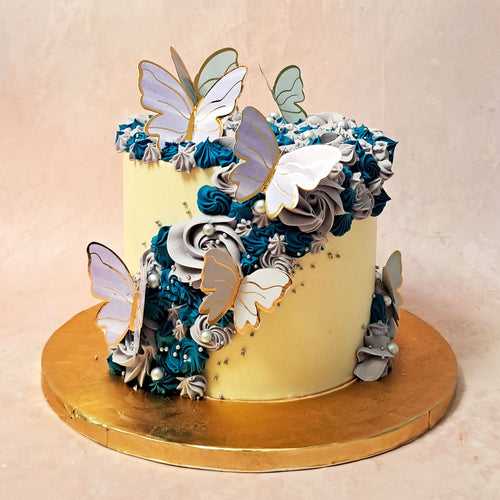 Cascading Butterfly Cake