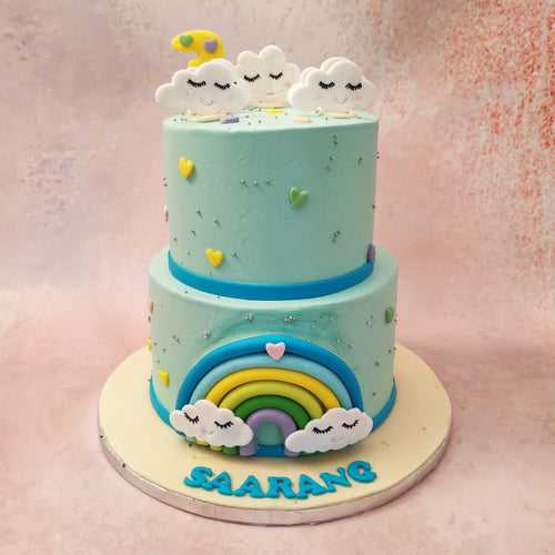 Two Tier Cloud Cake