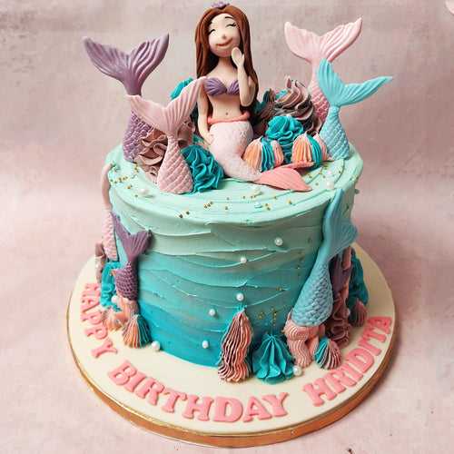 Pastel Mermaid Cake