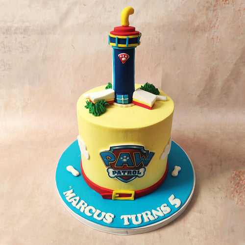 Paw Patrol Lookout Tower Cake