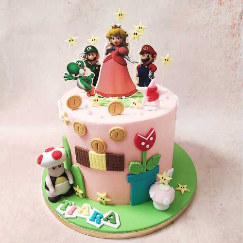 Mario and Luigi Cake