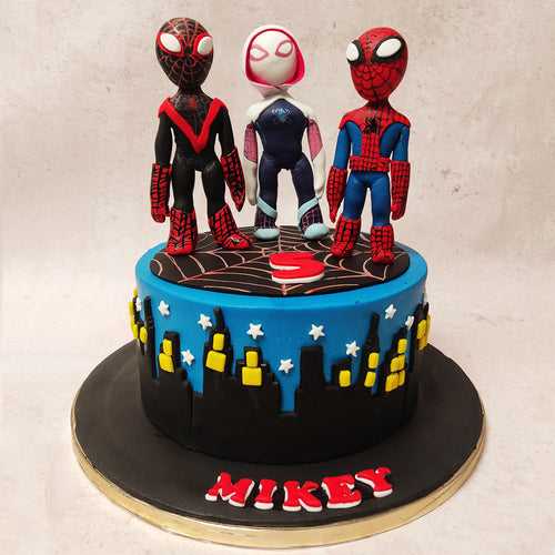 Spider-Verse Cake