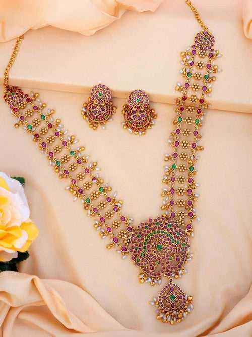 Classical Ruby Necklace Set