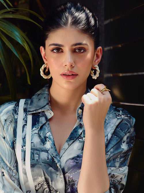 Sanjana Sanghi In Boho Triangle Ring