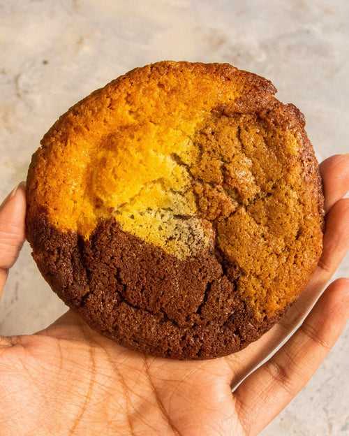 Tri-Chocolate Ombre Cookie