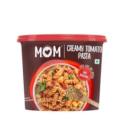 Creamy Tomato Pasta, 74g - Ready to eat | No added Preservatives | Instant Meals | 100% durum wheat