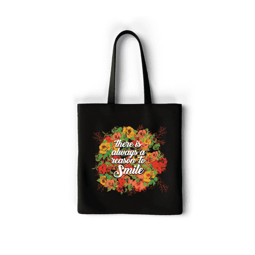 Good Vibes Only Tote Bag with zipper