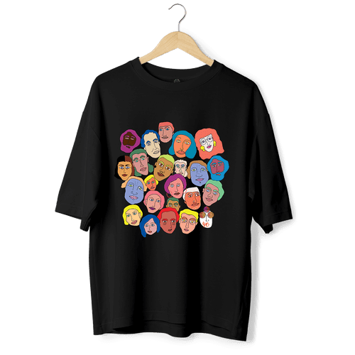 YO CLUB OVERSIZED UNISEX COTTON T-SHIRTS