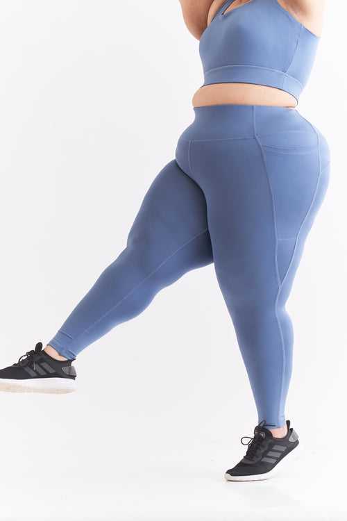 Feel Comfy Leggings: Sky Blue