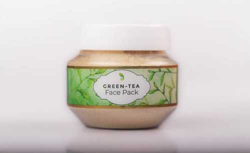 Green tea face pack