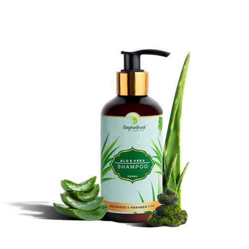 Nourishing Herbal Aloevera Shampoo - Sulphate and Paraben free